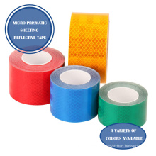 TapeCase Yellow Micro Prismatic Sheeting 3M Reflective Tape  self adhesive PET high intensity grade SOLAS reflective tape